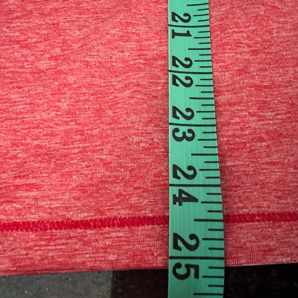 Adidas Heather Red Raglan Rashguard with Blue Logo - Picture 3 of 7